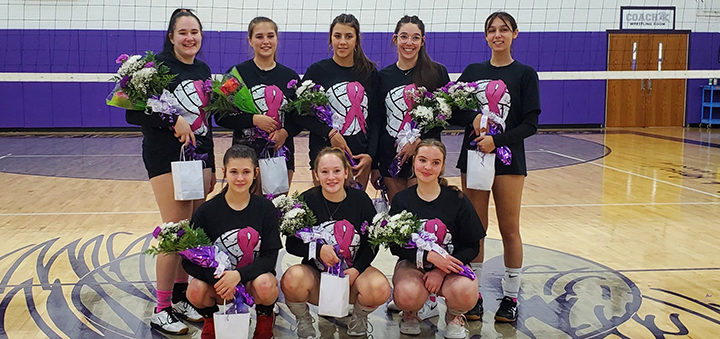 Norwich Volleyball Honors Seniors